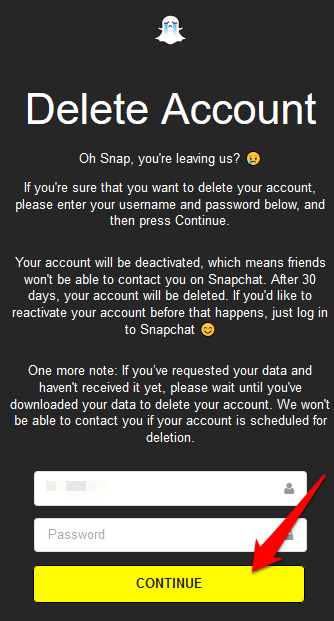 How To Delete a Snapchat Account image 11