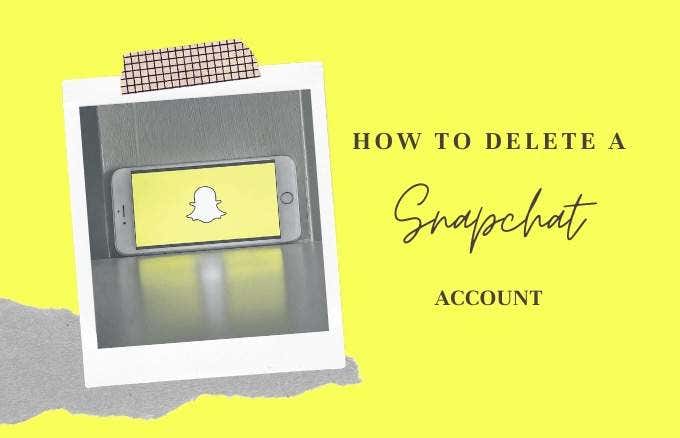 How To Delete a Snapchat Account image 1