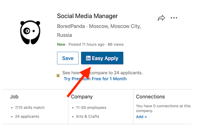 how to change easy apply resume on linkedin