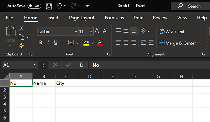 Email merge is greyed out in word