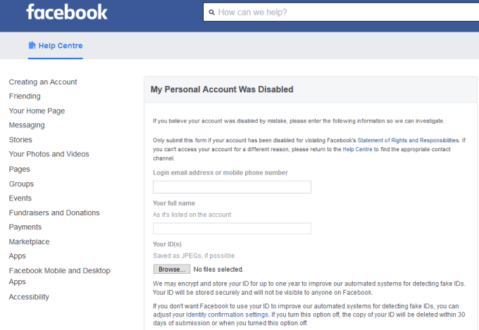 How to Recover a Facebook Account on Desktop or Mobile