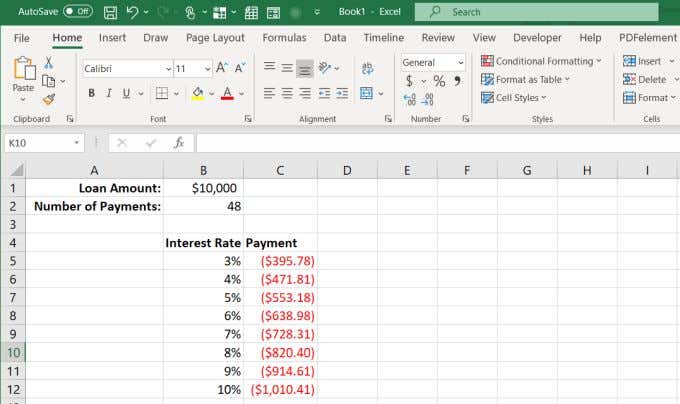 How To Use The PMT Function In Excel - 11