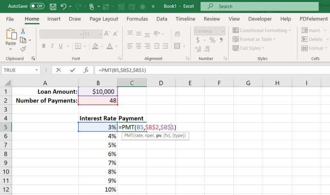 How To Use The PMT Function In Excel image 3