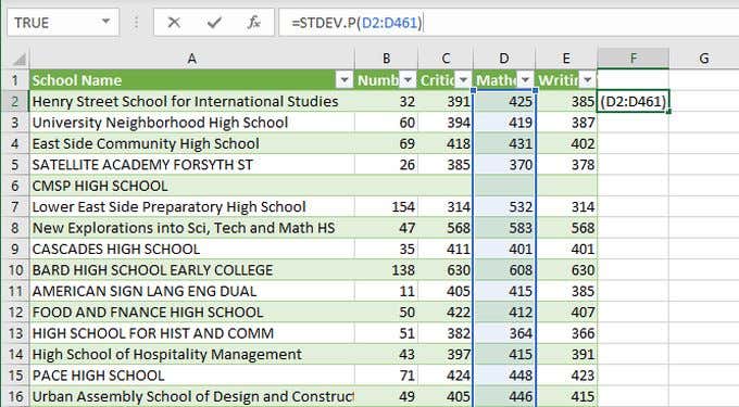How To Calculate Standard Deviation In Excel image 4