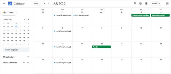 google app calendar client for mac