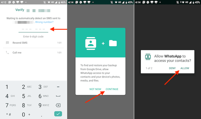 Whatsapp restore chat history from google drive