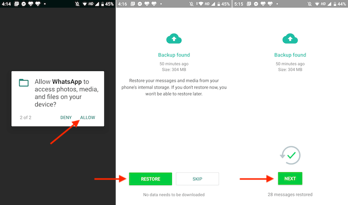 How To Restore WhatsApp From Google Drive