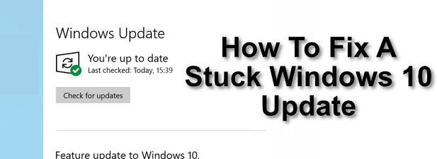 How To Fix a Stuck Windows 10 Update image 1
