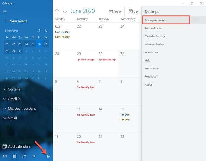 google calendar app for windows pc