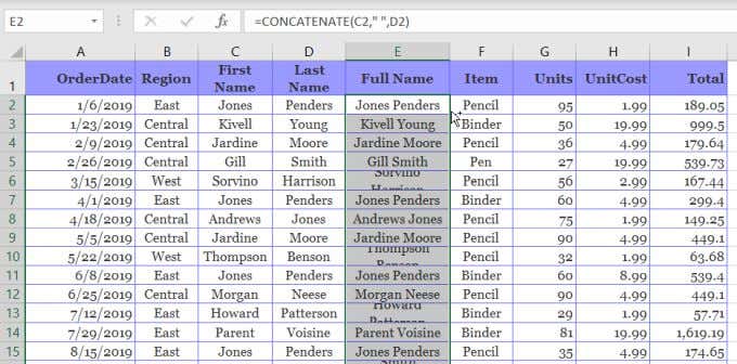 How To Use Flash Fill In Excel - 7