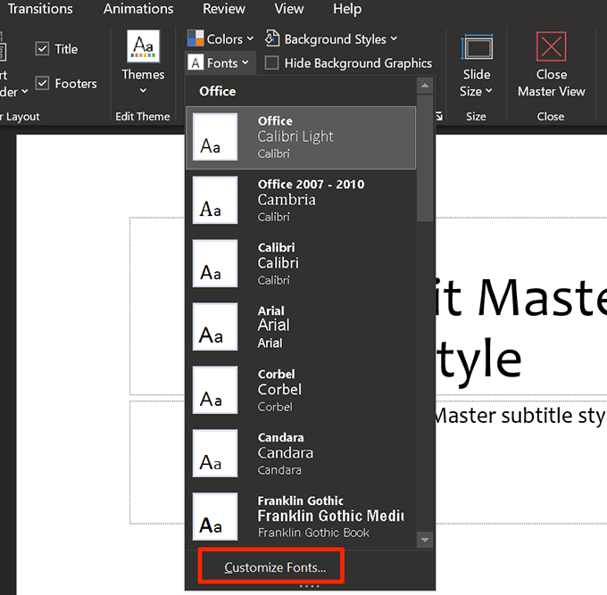 How To Change The Default Font In Office Apps - 16
