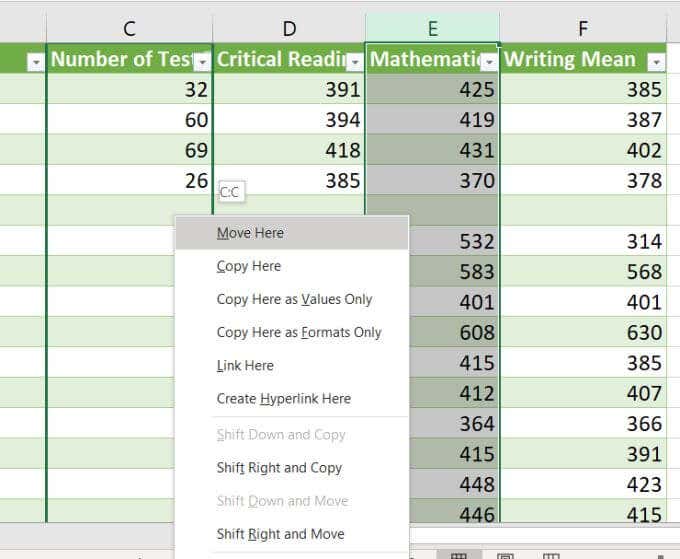 How To Move Columns In Excel image 12