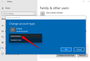 How To Change The Administrator On Windows 10