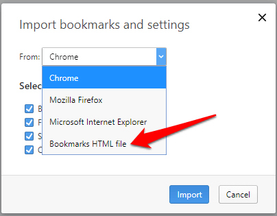 How to Transfer Bookmarks To And From All Major Browsers image 36