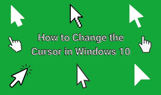 change cursor windows 10