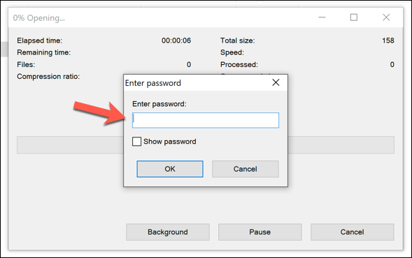 windows password protect folder