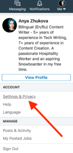 browse linkedin private mode