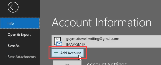 How To Set Up Gmail IMAP Settings In Outlook - 20