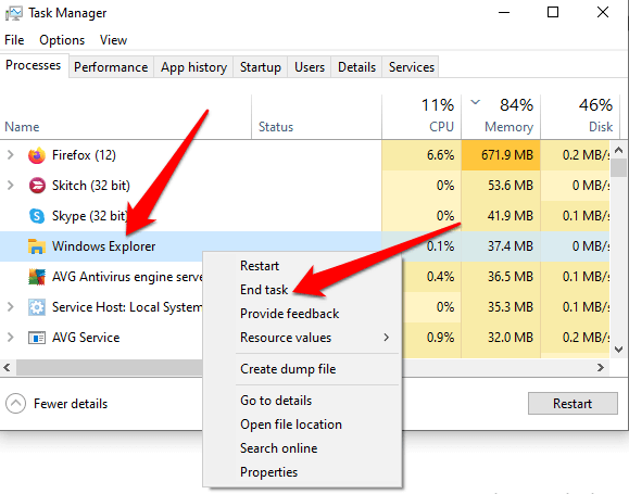 windows 10 action center not showing notifications