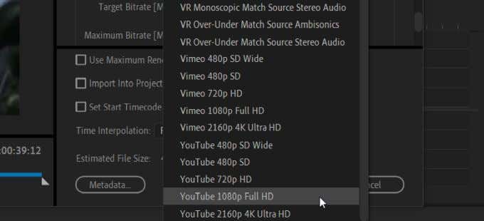 How To Export Videos From Premiere Pro To Social Media image 6
