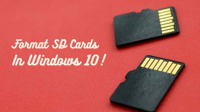 How to Format an SD Card on Windows 10 image 1