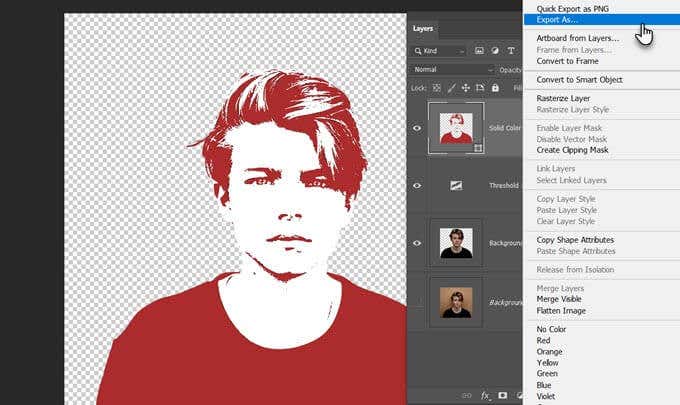 Vectorizar en photoshop