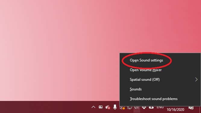 windows 10 sound playing through speakers and headphones