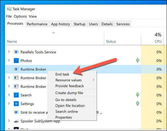 What Is Runtime Broker in Windows 10 (and Is It Safe) image 3