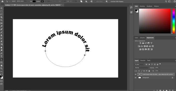 How To Curve Text In Photoshop image 7