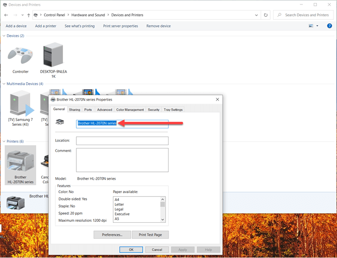 How To Rename a Printer in Windows 10 image 14