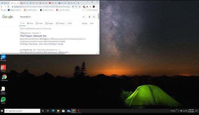 How to Split the Screen in Windows 10 - 1