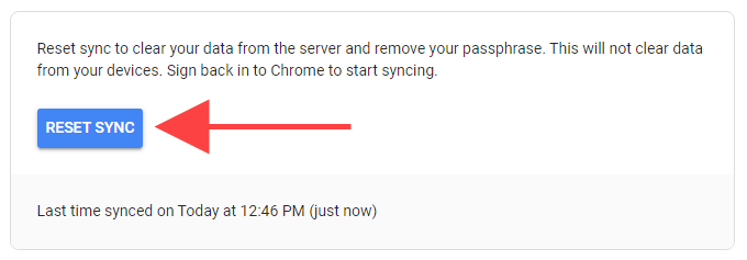 How to Reset Chrome Sync to Fix Problems - 12