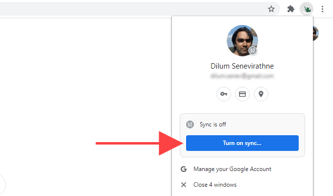 How to Reset Chrome Sync to Fix Problems - 15