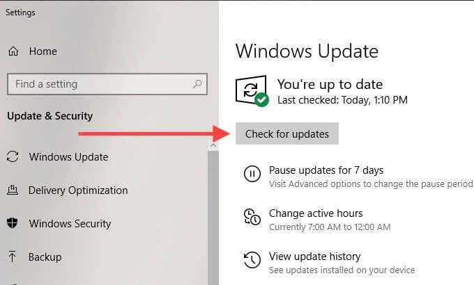 10 Update Windows 10