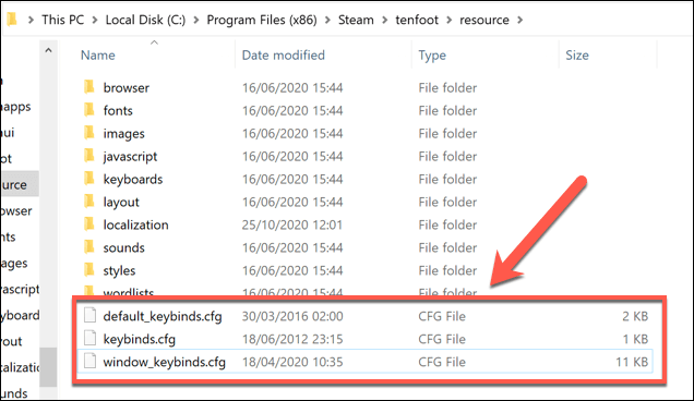 how to open cfg files on windows 10