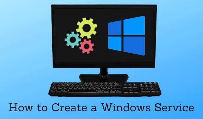 How To Create a Windows Service image 1