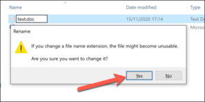 How to Change File Type in Windows 10