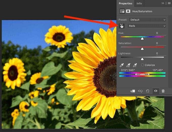 change color of element in adobe photoshop 8.0