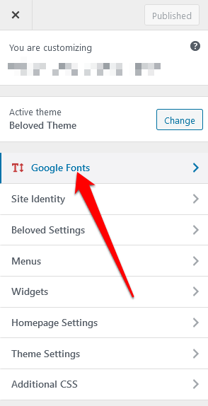 How to Change Fonts in WordPress - 36