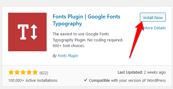 How to Change Fonts in WordPress - 7