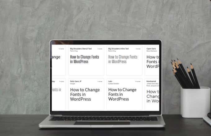 How to Change Fonts in WordPress image 2