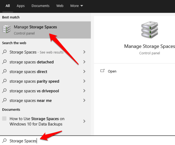 How To Use Storage Spaces On Windows 10 For Data Backups