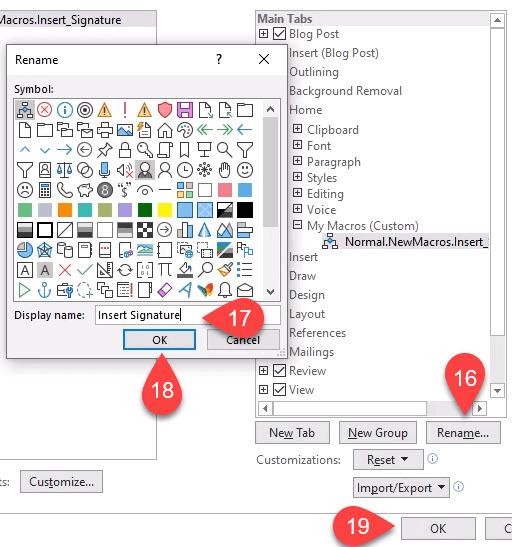 create macro keys in word for mac