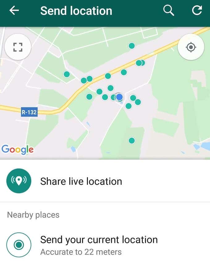 How to Share Your Location on Android - 96