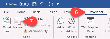 How to Create and Run a Macro in Word image 14