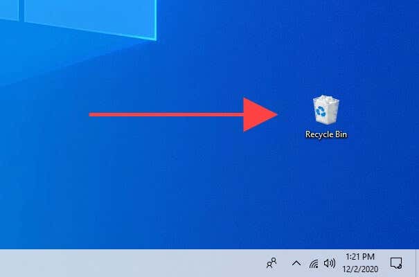 how to recover deleted files from trash windows 10