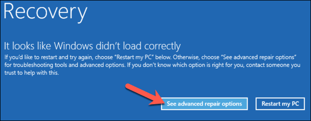 How to Fix a Windows 10 Automatic Repair Loop - 60
