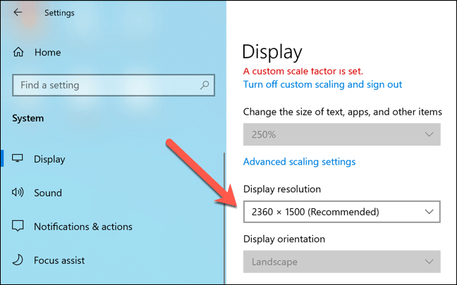 How to Change Screen Resolution in Windows 10 image 4