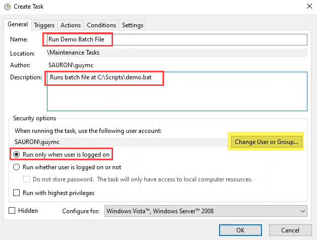 How to Schedule a Batch File in Windows - 33
