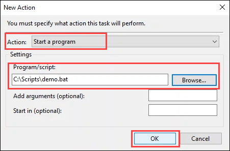 How to Schedule a Batch File in Windows - 61